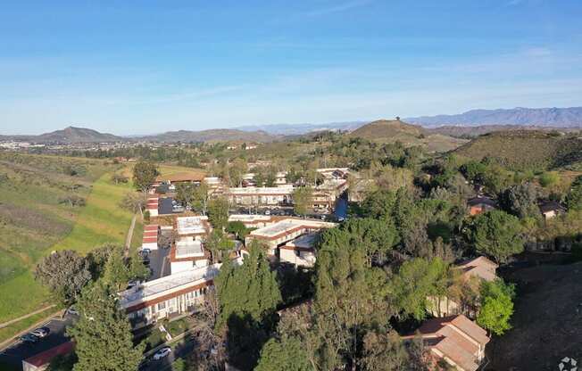 Aerial View Community at Charter Oaks Apartments, Thousand Oaks, CA