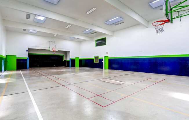 The Community Indoor Basketball Court at Morningtree Park Apartments
