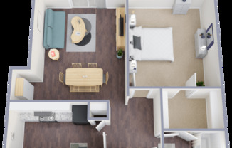 1 bed, 1 bath, 777 sqft, $999