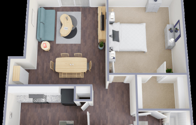 1 bed, 1 bath, 777 sqft, $999