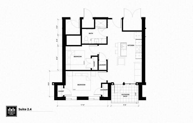 2 beds, 1 bath, 736 sqft, $1,575