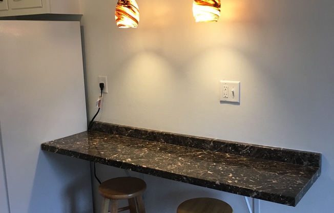 Kitchen Counter with Stools