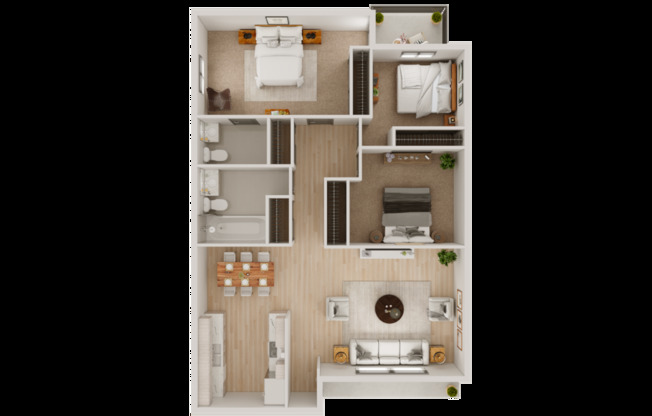 3 beds, 1.5 baths, 1,046 sqft, $1,558.34, Unit A01
