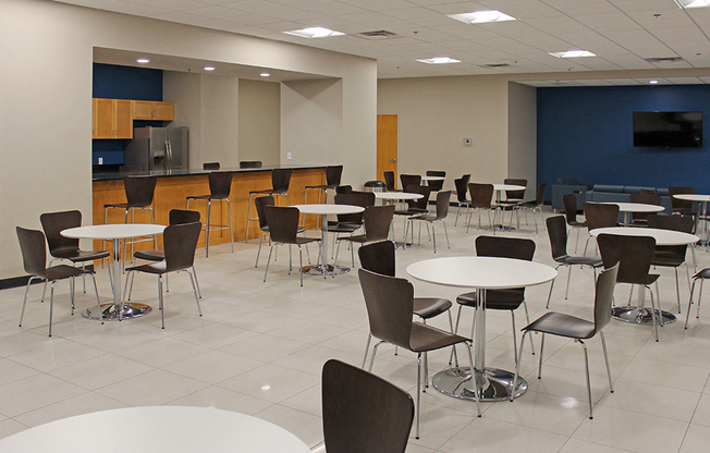 Small Conference tables With Tv at Residences at Halle, Cleveland