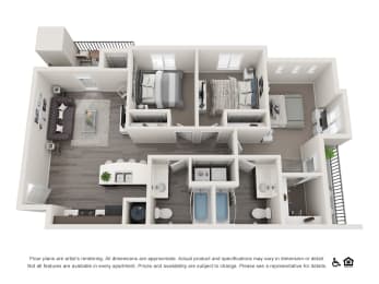3 beds, 2 baths, 1,100 sqft, $1,727