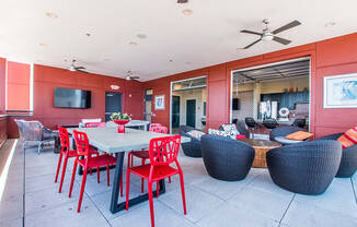 Enjoy Your Evenings At Rooftop Deck at Link Apartments® West End, Greenville, 29601