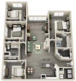 4 beds, 2 baths, 1,610 sqft, $2,775