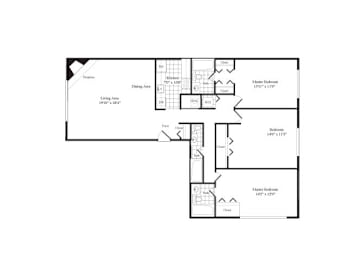 3 beds, 3 baths, 1,365 sqft, $3,276