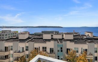 2 bed/1bath Belltown full waterfront view condo