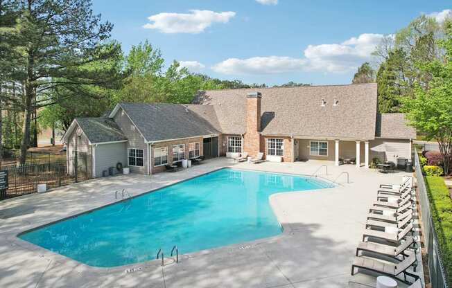 Large Swimming Pool at Gwinnett Pointe Apartments in Norcross, GA 30093