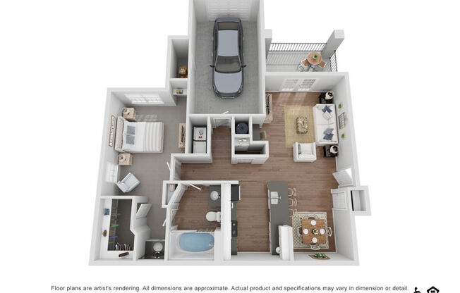 1 bed, 1 bath, 862 sqft, $1,335