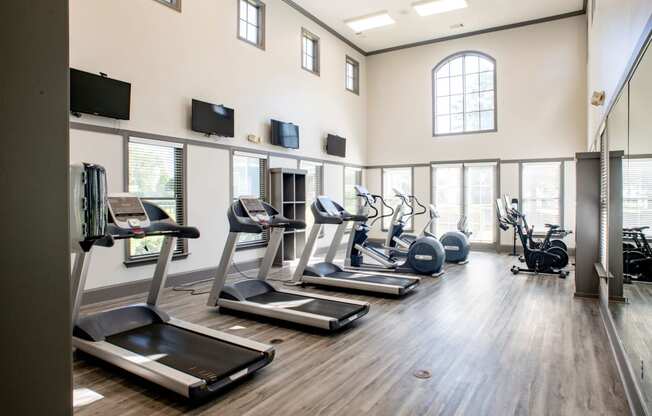 Cardio Equipment in Fitness Facility at Legacy Farm located in Collierville, TN 38017