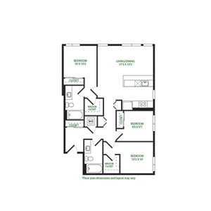 3 beds, 2 baths, 1,147 sqft, $4,317