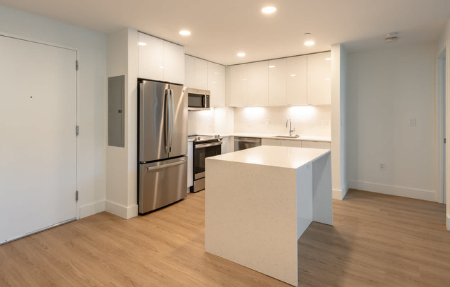 Kitchen with Stainless Steel Appliances