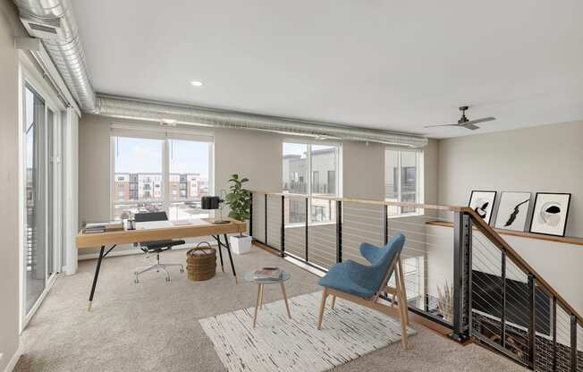 Bi-Level Penthouse Apartment Loft