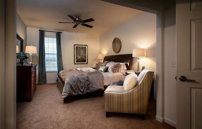 Comfortable Bedroom at Meridian West Shore, Pennsylvania