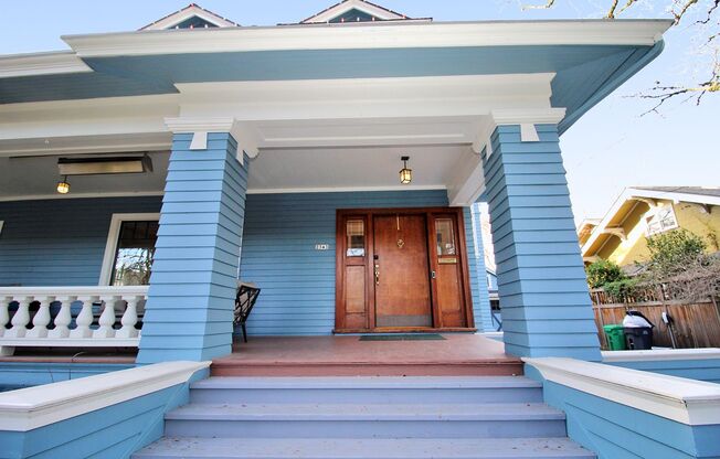 Grand 1910 Irvington 6 Bedroom Craftsman Home on Oversized Lot