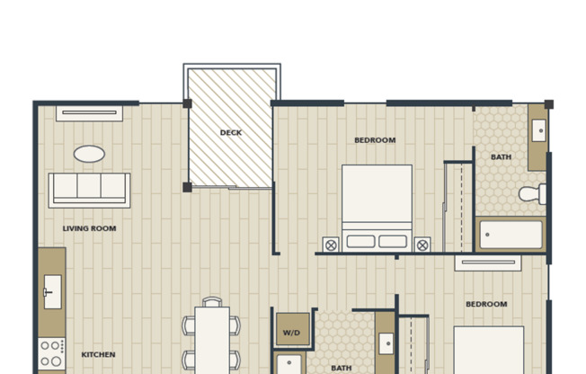 2 beds, 2 baths, 1,084 sqft, $4,200, Unit 313