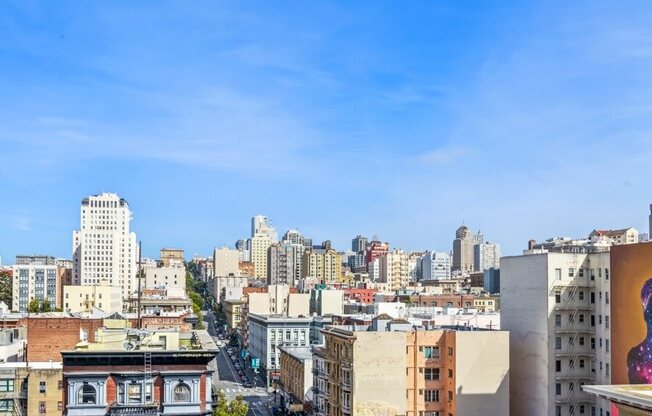 View of downtown SF