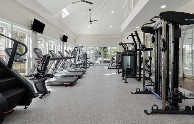 Fitness Center with cardio and weight machines. at The Orchard, Dublin, 43016