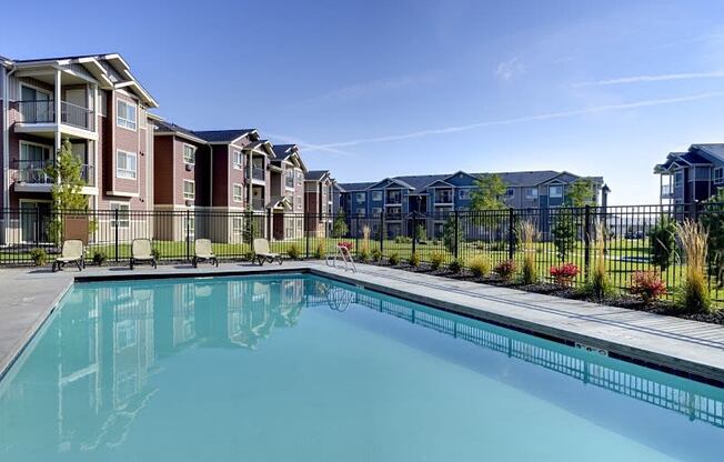 Pool view  at COPPER GATE, Washington, 98002