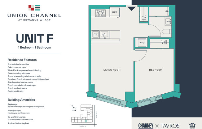 1 bed, 1 bath, $4,400, Unit 6F
