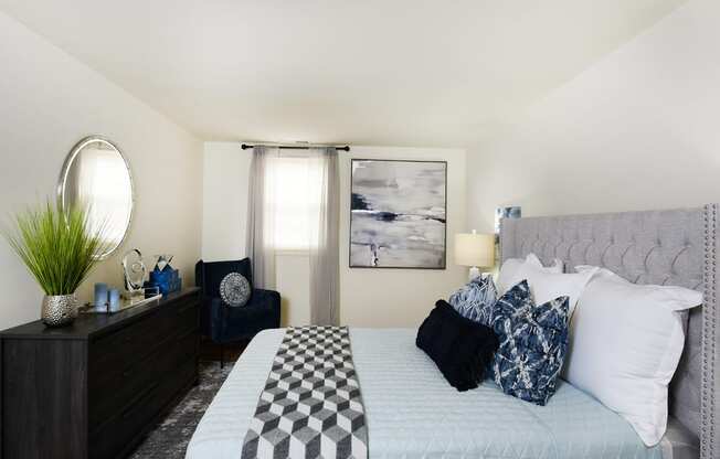 Master bedroom with large closet at Hyde Park Apartments*, Essex Maryland