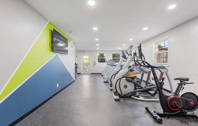 the gym at the preserve at green valley apartments co