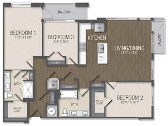 3 beds, 2 baths, 1,431 sqft, $3,411