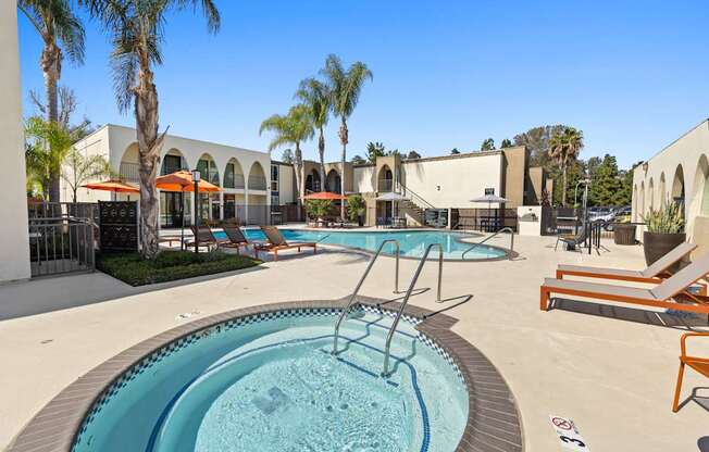 One of the Spas at Veranda La Mesa in La Mesa, CA 91942