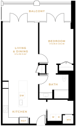 1 bed, 1 bath, 895 sqft, $3,435