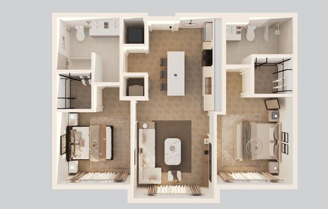 2 beds, 2 baths, 916 sqft, $3,195, Unit 221