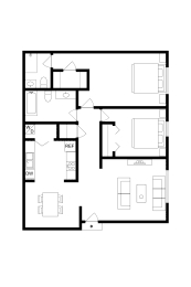 2 beds, 2 baths, 980 sqft, $1,550