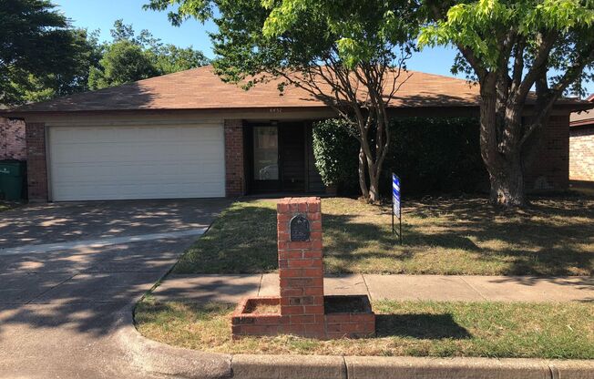 Keller ISD 3 bedroom 2 Bathroom