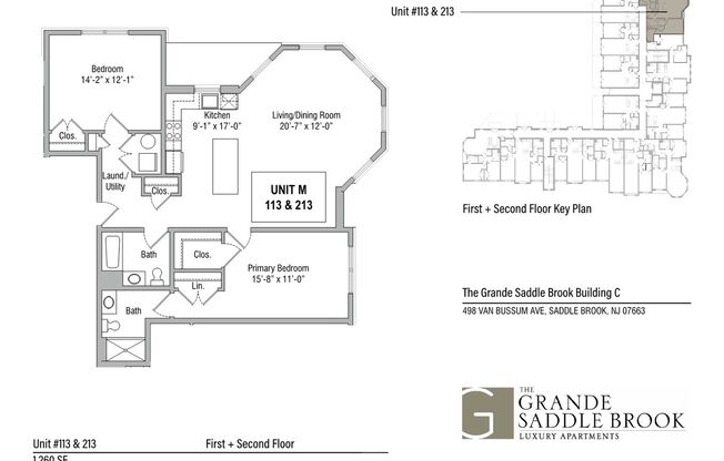 2 beds, 2 baths, 1,165 sqft, $3,350, Unit 113C
