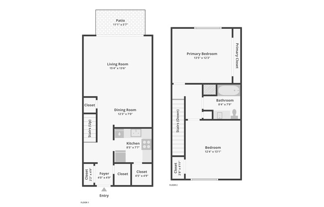 2 beds, 1 bath, 950 sqft, $1,199, Unit 6b-248