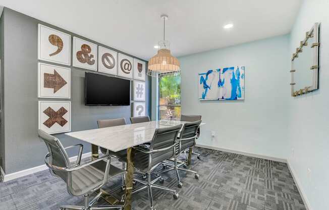 A conference room at Canvas, Austin, TX