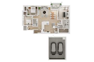 3 beds, 2 baths, 1,537 sqft, $2,577