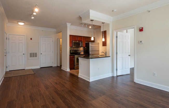 Living Room with Hard Surface Flooring