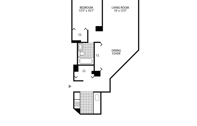 1 bed, 1 bath, $5,195, Unit 10T