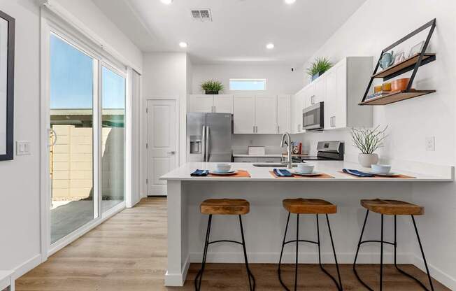 Gourmet Kitchen with Island at Avilla Palomino, Glendale, AZ 85302
