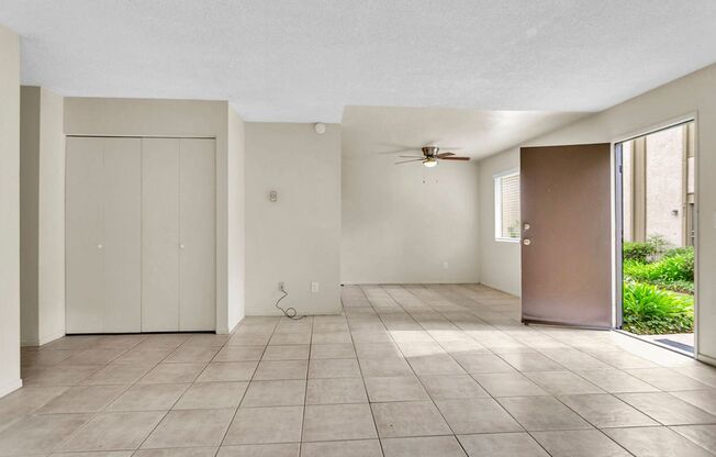 Great three bedroom/two bath single level corner townhome in UTC!