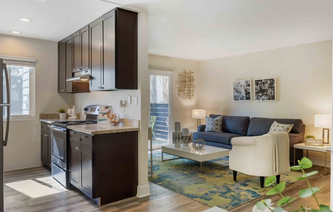 Living Room and Kitchen