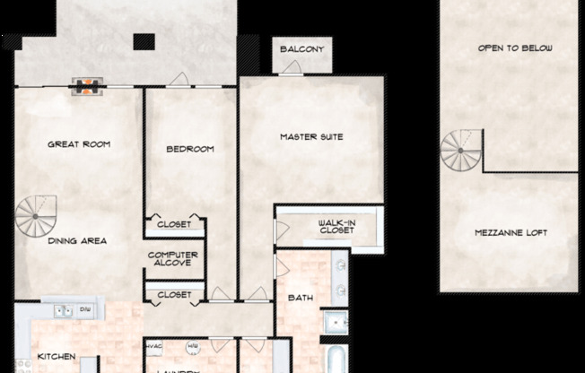 2 beds, 2 baths, 1,782 sqft, $2,550