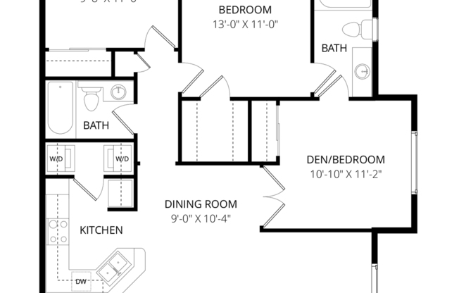 3 beds, 2 baths, 1,100 sqft, $2,239