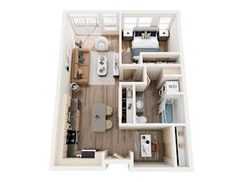 1 bed, 1 bath, 745 sqft, $2,609