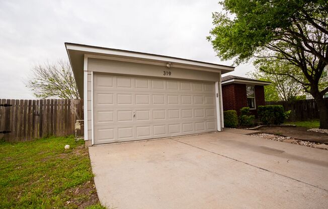 Charming 3/BR 2/BA One-Story Home with Garage & Fenced Yard