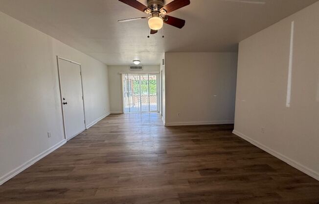 3 bedroom 1 bath home with 1 car garage and fenced yard