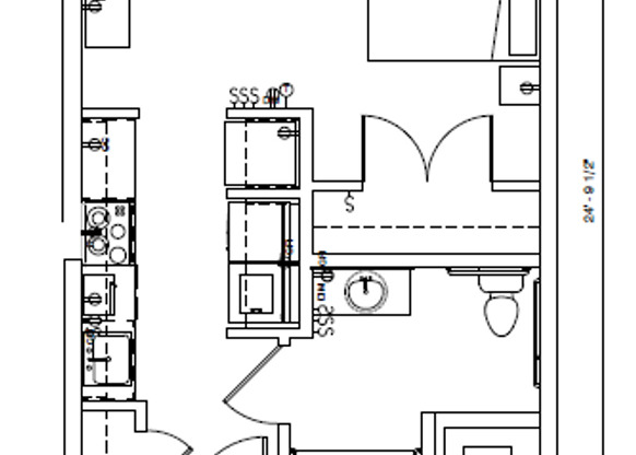 Studio, 1 bath, 455 sqft, $1,150, Unit 202