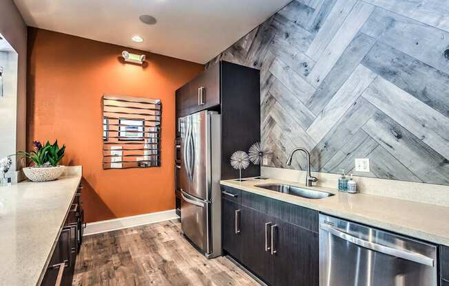 Resident Lounge Kitchen